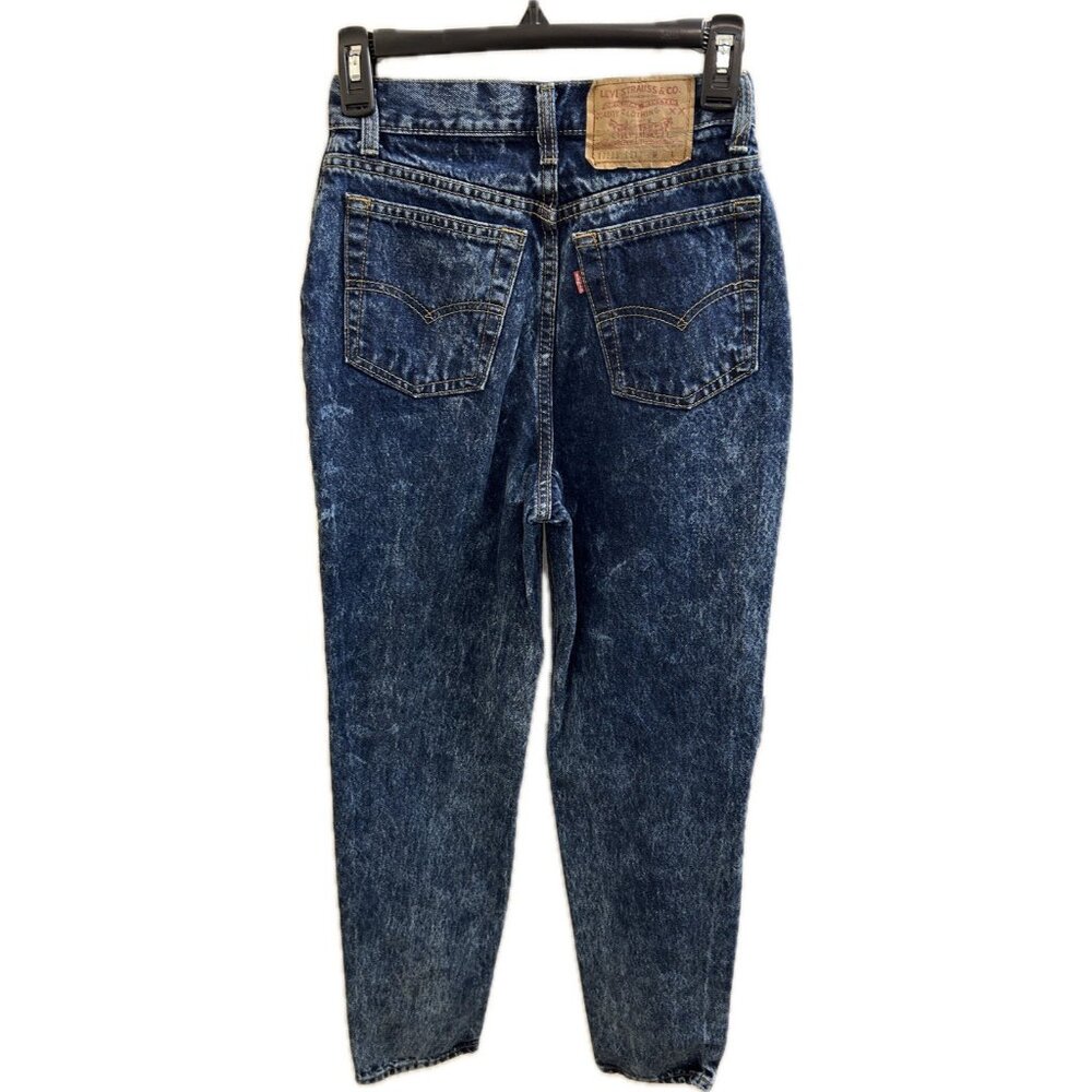 Vintage Levis 505 Jeans Womens 7 Blue Denim Straight Leg USA 90s 25x31